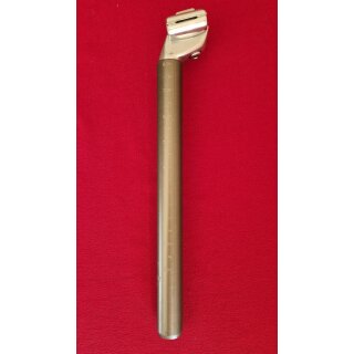 Kalloy Rennrad Sattelstütze, 26,6mm, 300mm, titan-grau, mit Markierungen, NEU