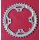 Stahl Kettenblatt, 42 Zähne, 104mm Lochkreis, 8mm Bohrlöcher, silber, NEU