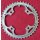 Stahl Kettenblatt, 42 Zähne, 104mm Lochkreis, 8mm Bohrlöcher, silber, NEU