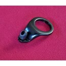 Alu Bremszuggegenhalter, schwarz, inkl. Führungshülse, schwarz, 28,6mm (1 1/8" Gewindegabeln), NEU