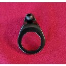 Alu Bremszuggegenhalter, schwarz, inkl. Führungshülse, schwarz, 28,6mm (1 1/8" Gewindegabeln), NEU