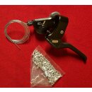 Shimano ST-M050 STI-Einheit Schalt-/Bremshebel, links, 3-fach + 100er Pack Zug-Endkappen, NEU