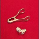 Shimano Bremszuggegenhalter, hinten, silber, mit...