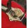 Animal Damen Surferuhr / Extremsport-Uhr, drehbare Lünette, Wasserdicht, Klettband, Japan-Uhrwerk, rot, NEU