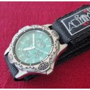Animal W003 Series Surferuhr / Extremsport-Uhr, drehbare Lünette, Wasserdicht, Klettband, Japan-Uhrwerk, türkis, NEU