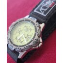 Animal W003 Series Surferuhr / Extremsport-Uhr, drehbare Lünette, Wasserdicht, Klettband, Japan-Uhrwerk, gelb, NEU