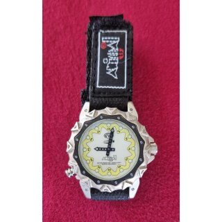 Animal Anilite Damen Surferuhr / Extremsport-Uhr, drehbare Lünette, Wasserdicht, Klettband, Japan-Uhrwerk, Beleuchtung, weiß, NEU