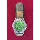 Animal W002 Series Surferuhr / Extremsport-Uhr, drehbare Lünette, Wasserdicht, Klettband, Japan-Uhrwerk, grün, NEU