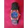 Animal Competition Series Surferuhr / Extremsport-Uhr, drehbare Lünette, Wasserdicht, Klettband, Japan-Uhrwerk, rot/blau, gebraucht