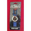Animal Uhren Klettband Narrow für Animal Damen Surferuhren, Handmade in UK, blau/pink, NOS, Vintage