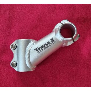 Tranz-X Vorbau, 1 1/8" Ahead, 80mm, 25°, silber matt, NEU