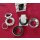 YST HP-526 Steuersatz, Alu, 1 1/8" geschraubt, Nadellager, silber, NEU
