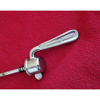 Shimano 600 Arabesque Rennrad Hinterrad Schnellspanner, silber, NEU