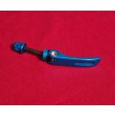 Alu Sattelstützenspanner, CrMo-Achse, blau, NEU