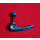 Alu Sattelstützenspanner, CrMo-Achse, blau, NEU
