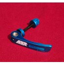 ABT Alu Sattelstützenspanner, CrMo-Achse, blau, NEU