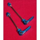 Force Alu Schnellspanner, Vorderrad+Hinterrad, blau, NEU