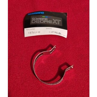 Shimano Deore XT Bandschelle für Anlötumwerfer, Umwerferschelle, 34,9mm, für FD-M730, FD-M732, FD-M735 und andere Shimano-Umwerfer, NEU