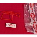 REG Alu Flaschenhalter, rot pulverbeschichtet, made in Italy, inkl. Befestigungsschrauben, NEU