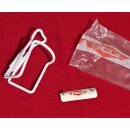 REG Alu Flaschenhalter, weiß pulverbeschichtet, made in Italy, inkl. Befestigungsschrauben, NEU