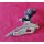Shimano Deore LX FD-M571 Umwerfer, 3/9-fach, 28,6mm, Top-Pull, blau-grau, gebraucht