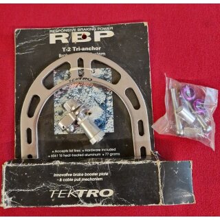 RBP Tektro T-2 Brakebooster inkl. Bremswippe und Schrauben, silber, NEU