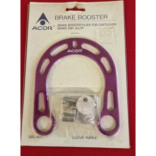 Acor Alu Brakebooster, inkl. Schrauben, purple, NEU