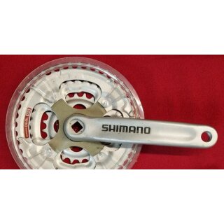 Shimano FC-TS32 Kurbeln, 24/34/42 Zähne, silber, 4-Kant, 170mm, rechts, NEU