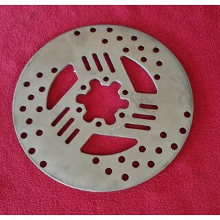 Sachs Powerdisc Alu Bremsscheibe, 160mm, titan-grau, NEU