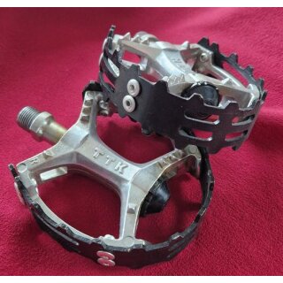 TTK Bärentatzen Pedale im BMX Style wie Suntour XC-II, 9/16" Gewinde, schwarz, NEU