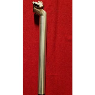 Kalloy Uno Sattelstütze, 27,2mm, 300mm Länge, silber, NEU