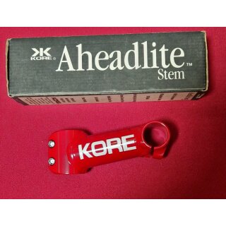Kore Aheadlite MTB Vorbau, 1 1/8" Ahead, 105mm, 10°, rot, NEU - ohne Lenkerklemmschraube