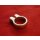 Alu Sattelklemme inkl. Schraube, silber, 34,9mm, NEU