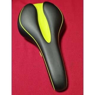 Velo Sattel, schwarz/grün, NEU