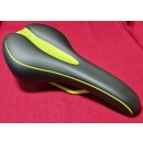 Velo Sattel, schwarz/grün, NEU