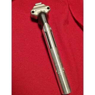 Selcof Italy Rennrad Sattelstütze, 26,2mm, 220mm, silber, NEU