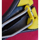 Selle Bassano ModulArt Sattel, verstellbar, genarbtes Leder, NEU