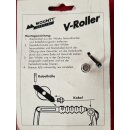 Mounty Special V-Roller Umlenkrolle für V-Brakes, Alu, Industrielager, schwarz/silber, NEU