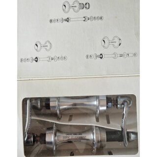 Sachs New Success Nabensatz, Rennrad, 6/7-fach Schraubkranz, 36 Loch, 126mm Einbaubreite, silber, NEU, OVP