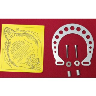 Gorilla CNC Brakebooster, inkl. Schrauben, made in USA, silber, NEU