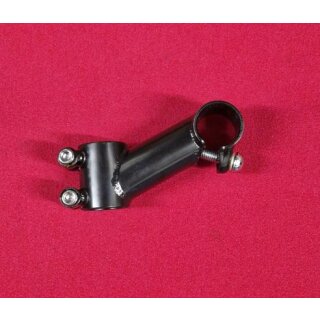 CrMo Ahead-Vorbau, 1 1/8", 75mm, 25°, schwarz, NEU