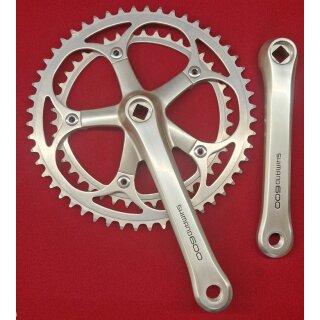 Shimano 600 FC-6207 Kurbeln, inkl. 42/52Z Kettenblätter, 170mm, inkl. Innenlager, aus Neurad in Originalverpackung