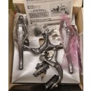 Shimano 600 BR-6400 und BL-6400 Rennrad Bremsen-Set, vorne+hinten+Hebel, grau, NEU, OVP