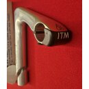 ITM Open 800 Rennrad Vorbau, 1", 90mm, 25,8mm Lenkerklemmung, made in Italy, silber, NEU, OVP