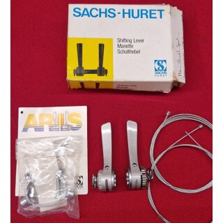 Sachs Rival Sport Rennrad-Schalthebel, 2/7-fach, silber, NEU in Originalverpackung