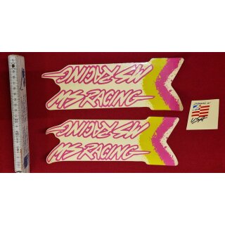 MS Racing Rahmendekor, bunt, Satz, NEU