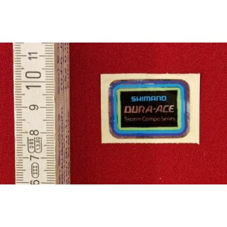 Shimano Dura-Ace Rahmendekor, klein, bunt, NEU