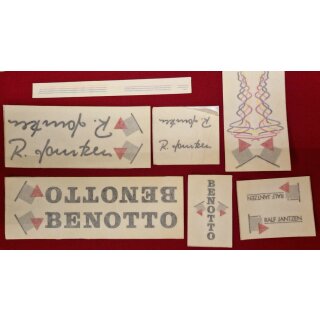 Benotto Ralf Jantzen Rahmendekor, Satz, NEU