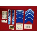 Hercules Rahmendekor, blau, Satz, NEU