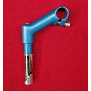 ITM Touren-Vorbau, 22mm Schaft, 80mm, 25°, türkis metallic, NEU